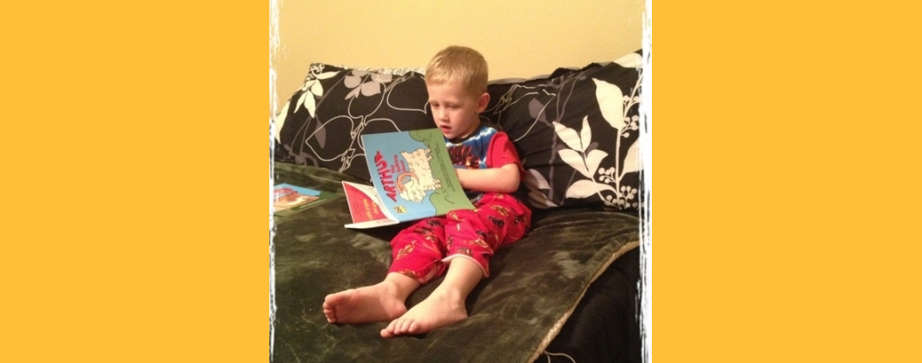 "Mommie, these are my very favorite books!"